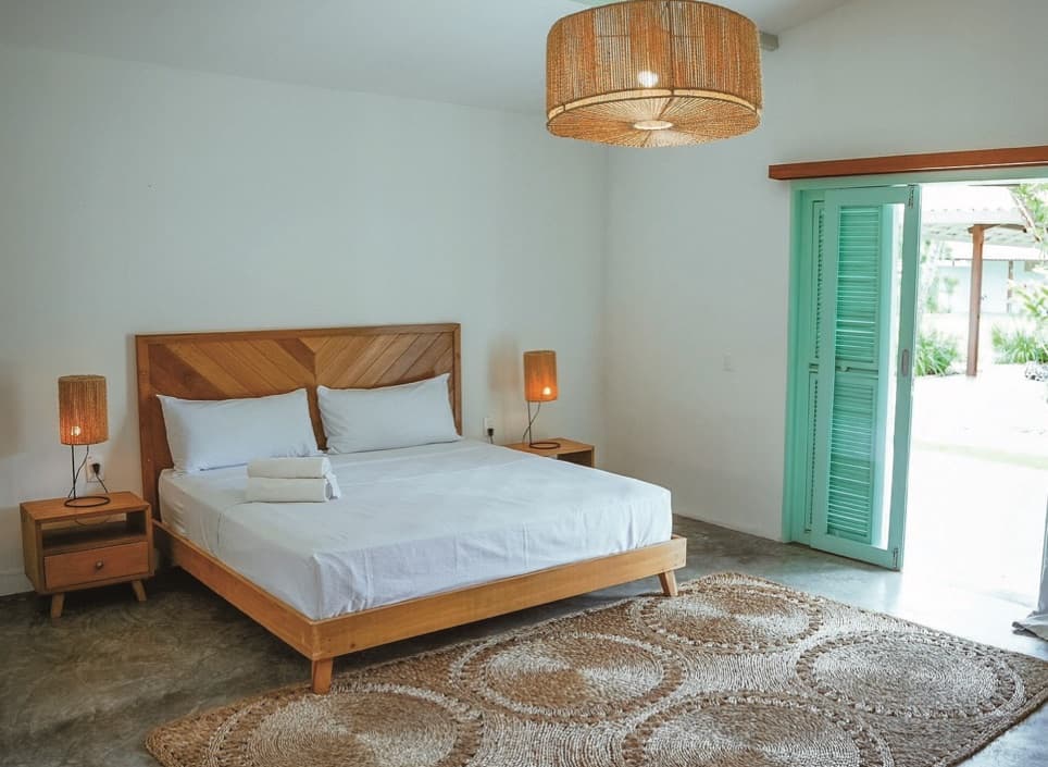 Bedroom at the accommodation